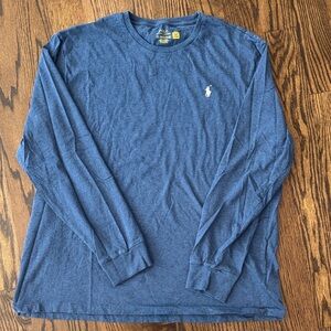 Polo by Ralph Lauren Men's Classic Navy Long Sleeve Tee